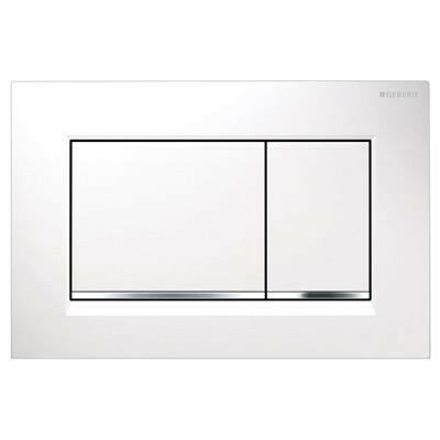 Geberit Sigma30 nyomólap fehér/fényes króm/fehér 2 mennyiséges (115.883.KJ.1)