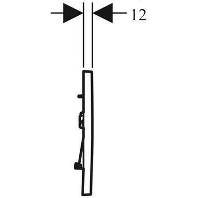 Geberit Sigma30 nyomólap fehér/aranyozott/fehér-2