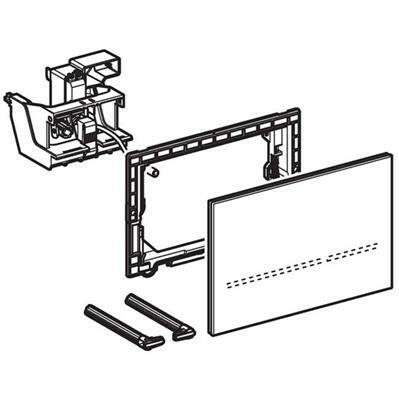 Geberit Sigma80 nyomólap fekete 116.090.SG.1-2