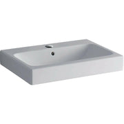 Geberit iCon pultra ültethető mosdó, 60x15,5x48,5cm, csaplyuk középen, túlfolyóval (124560000)