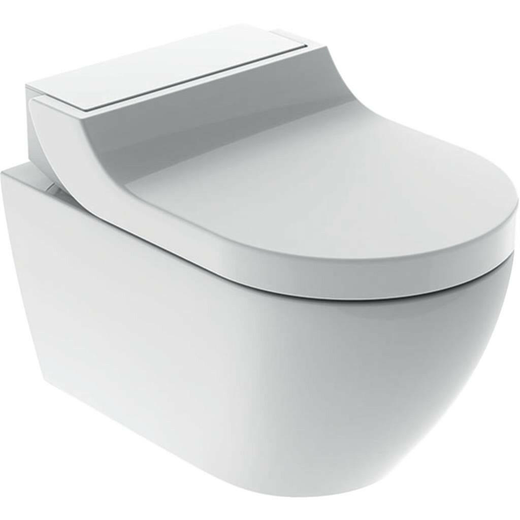 Geberit Aquaclean Tuma Classic komplett higiéniai berendezés, Alpin fehér akril dekolap, fali WC-0