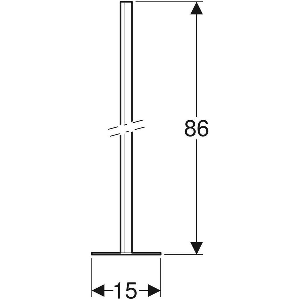 Geberit Mosdó- és bidéláb kombifixhez-2