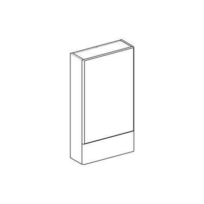 Geberit Selnova tükrös szekrény, 41,8x85x17,6cm magasfényű fehér (500.155.01.1)