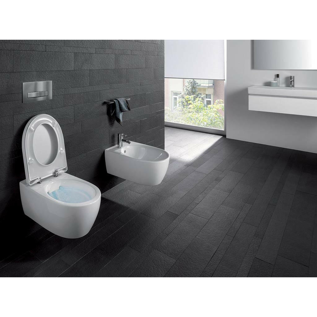 Geberit Smyle Square WC fali mély öblítésű, zárt formájú, Rimfree (500.208.01.1)
