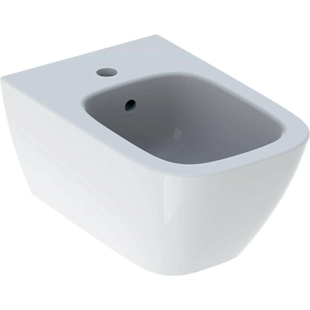 Geberit Smyle Square fali bidé, zárt forma, túlflyó látható (500.209.01.1)