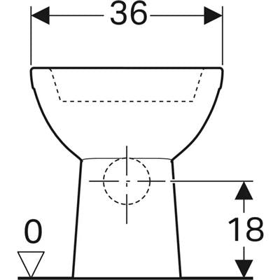 Geberit Selnova álló monoblokk WC-csésze, hátsó kifolyással (500.282.01.1)-2