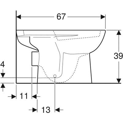 Geberit Selnova álló monoblokk WC-csésze, hátsó kifolyással (500.282.01.1)-3