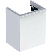 Geberit Smyle Square alsó szekrény kézmosóhoz, jobbos ajtó, 44.2x61.7x35.6cm, magasfényű lakkozott fehér (500.350.00.1)
