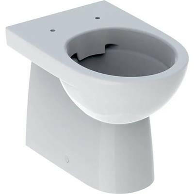 Geberit Selnova álló WC, mélyöblítésű, falhoz illeszkedő, hátsó vagy alsó, részben zárt, Rimfree-0