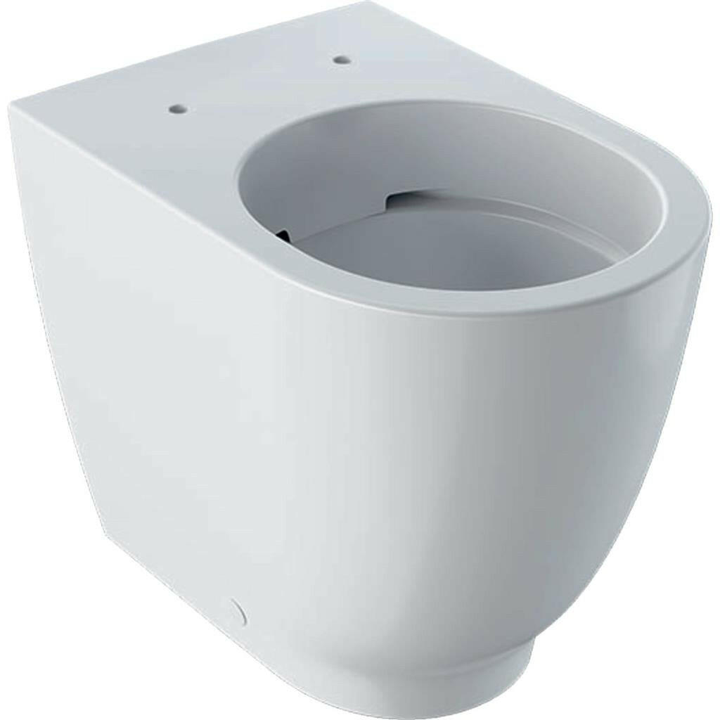 Geberit Acanto álló WC, mélyöblítésű, magasított, falhoz illeszkedő, zárt forma, Rimfree, 51cm (500.602.01.2)