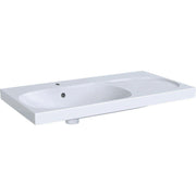 Geberit Acanto mosdó pakolófelülettel jobb oldalon, 90x16.8x48.2cm, csaplyuk középen, túlfolyóval (500.625.01.2)