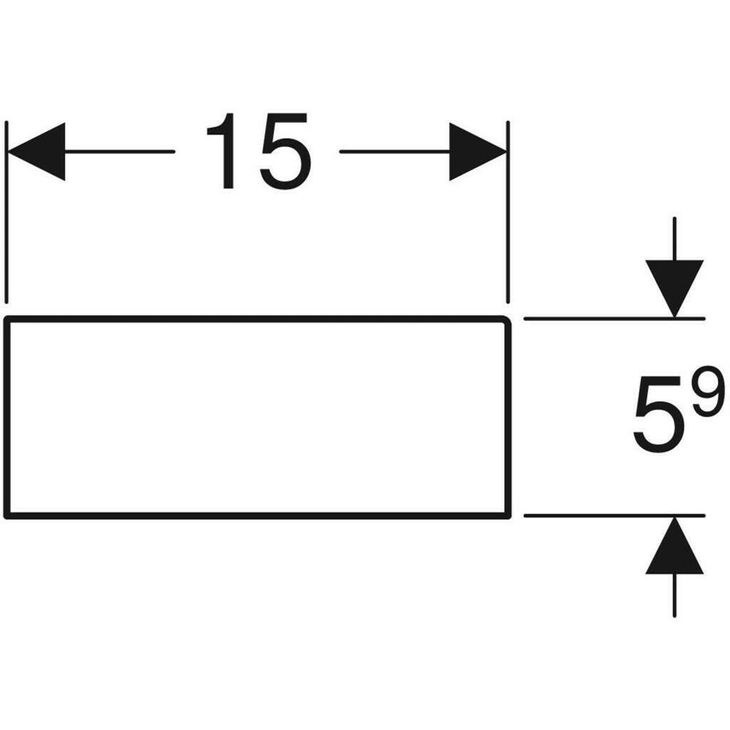 Geberit Smyle Square fiókbetét, T osztású, 32,3x5,9x15cm-3