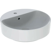 Geberit Variform pultra ültethető mosdó, kerek, túlfolyóval 45cm fehér (500.769.01.2)