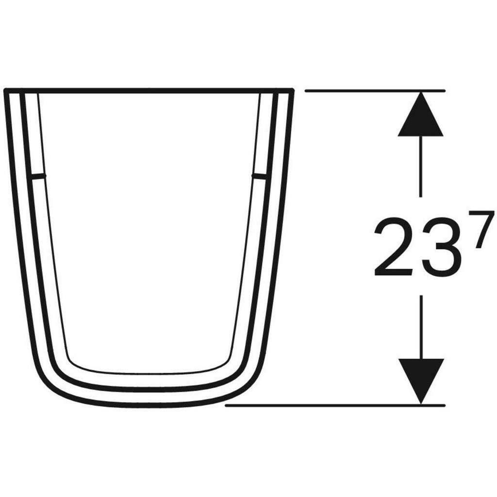 Geberit Selnova Compact szifontakaró kézmosóhoz-1