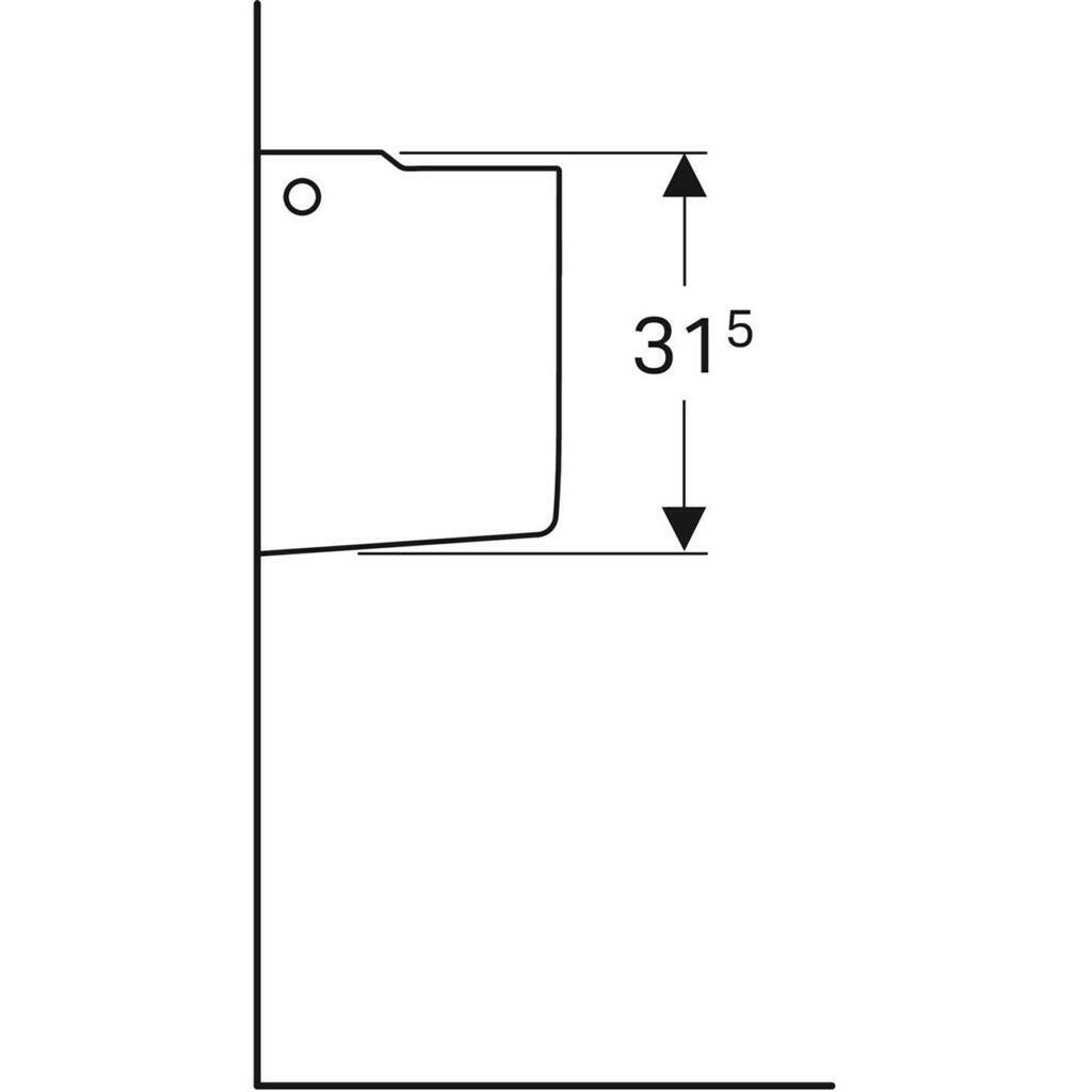 Geberit Selnova Compact szifontakaró kézmosóhoz-3