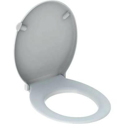 Geberit Selnova Comfort WC ülőke tetővel, akadálymentes, rozsdamentes acél zsanér (501.559.01.1)