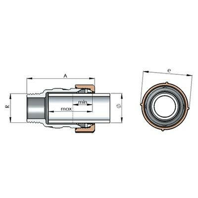 GEBO EGYENES K-B ÖSSZEKÖTŐ 1/2" QA-1