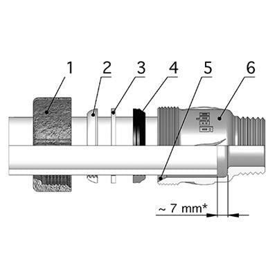 GEBO EGYENES K-B ÖSSZEKÖTŐ 1/2" QA-2