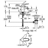 Grohe Euroeco bidécsaptelep (23263000)-1