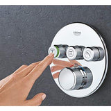 Grohe Grohtherm SmartControl termosztatikus kezelő 3 fogyasztóhoz, falsík mögötti szereléshez-3