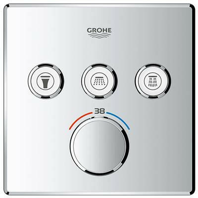 Grohe  Grohtherm SmartControl termosztatikus kezelő 3 fogyasztóhoz, falsik mögötti telepítéshez-0