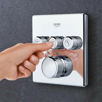 Grohe Grohtherm SmartControl termosztátos színkészlet 3 fogyasztási helyhez (29126000)
