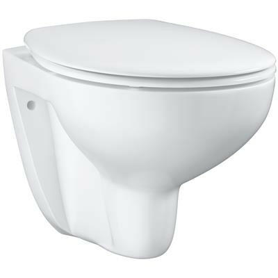 Grohe Bau Ceramic fali, mélyöblítésű WC - csésze, lecsapódásmentes WC - ülőkével (39351000)