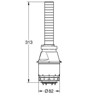 Grohe wc tartály öblítőszelep (43486000)