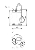 GRUNDFOS sziv. KP 150-A1 220 V PINCEVíZT.-1