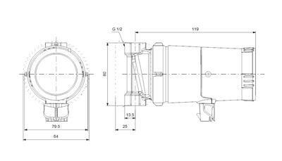 GRUNDFOS szivattyú UP 15 - 14 BA PM80 cirk. (97916757)