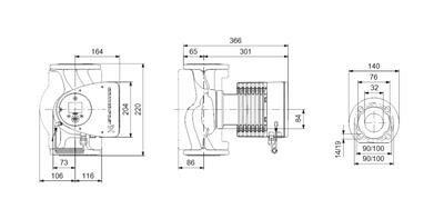 GRUNDFOS szivattyú MAGNA3 32 - 120 F230V (97924259)