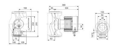 GRUNDFOS szivattyú MAGNA3 40 - 150 F 230V (97924271)