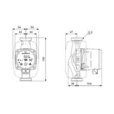 GRUNDFOS ALPHA3 32-80 180 1x230V 50Hz 6H (új cikkszám: 99371965)-2