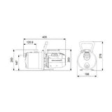 Grundfos JP 4-47 önfelszívó szivattyú 230V 4m3/h-1