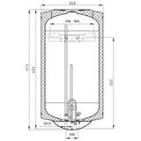 Hajdu Z-30 ErP elektromos forróvíztároló 30 l.1800 watt fali függőleges-1