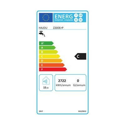 Hajdu Z - 200 ErP elektromos forróvíztároló 200 literes 2400 watt fali függőleges (2112411116)