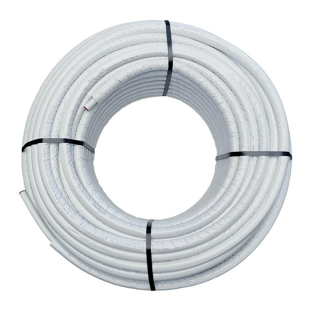 HAKA 5 rétegű alubetétes szigetelt cső 16x2/6 mm fehér színű (680.1777)