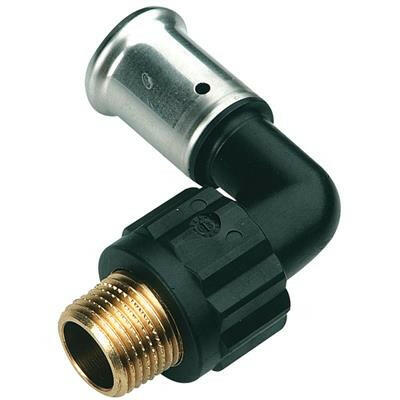 Henco PK menetes könyök 20 - 1/2" KM műanyag