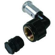 Henco PK menetes könyök 20 - 1/2" BM +dugó, műanyag