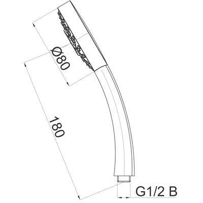 HERZ Infinity a04 zuhanyfej UH12043