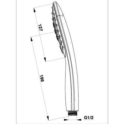 HERZ a36 Simphony zuhanyfej UH12054