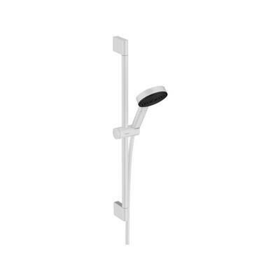 Hansgrohe Pulsify Select Zuhanyszett 105, 3 jet RelAXORation, 65 cm zuhanyrúd, matt fehér-0