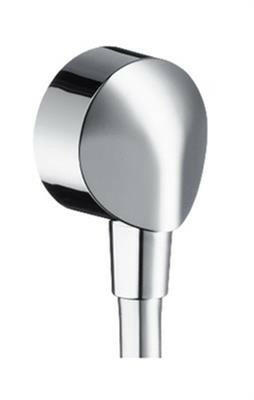 Hansgrohe Fixfit E csatlakozás fali visszafolyásgátlóval szálcsiszolt (27458000)