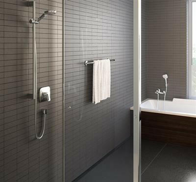 Hansgrohe Fixfit E csatlakozás fali visszafolyásgátlóval szálcsiszolt (27458000)