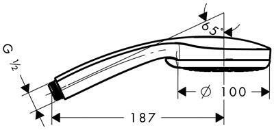 Hansgrohe Croma 100 Multi kézizuhany (28536000)