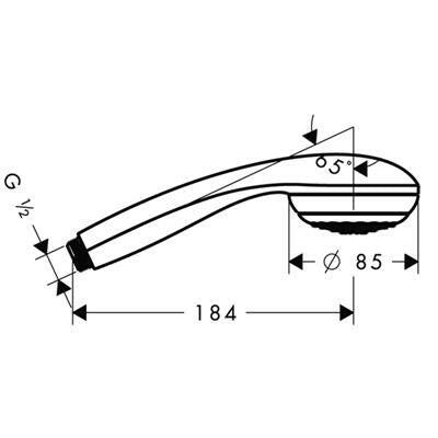Hansgrohe Crometta 85 Green kézizuhany (28561000)