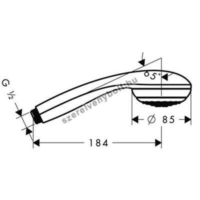 Hansgrohe Crometta 85 Mono kézizuhany (28585000)