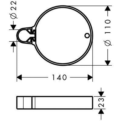 Hansgrohe Casetta'C szappantartó (28678000)