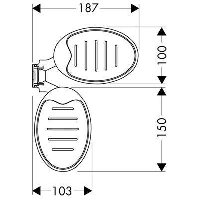 Hansgrohe Raindance Casetta szappantartó króm (28698000)