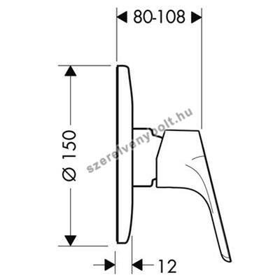 Hansgrohe Focus zuhany csaptelep színkészlet (31967000)